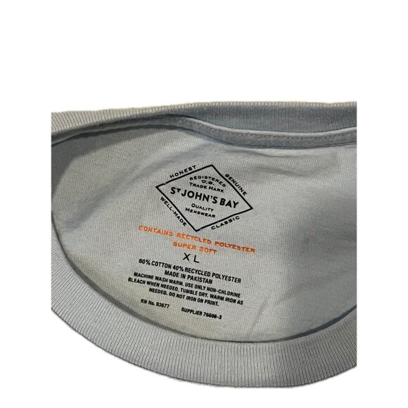 St Johns Bay Sweat Wicking Workout Shirt Mens XL - Picture 3 of 3